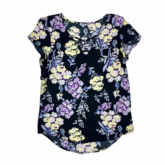 (Up To 50% Off SALE) Kismet Floral Short Sleeve Blouse Top - Picture 1 of 3